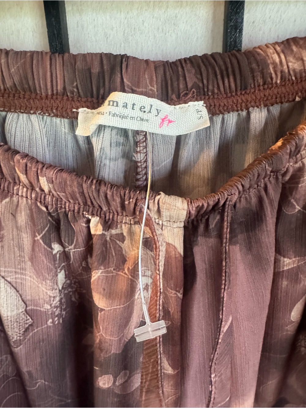 Free Poeple Ready To Go Bloomer Pant In Chocolate Combo. NWOT - Picture 4 of 7
